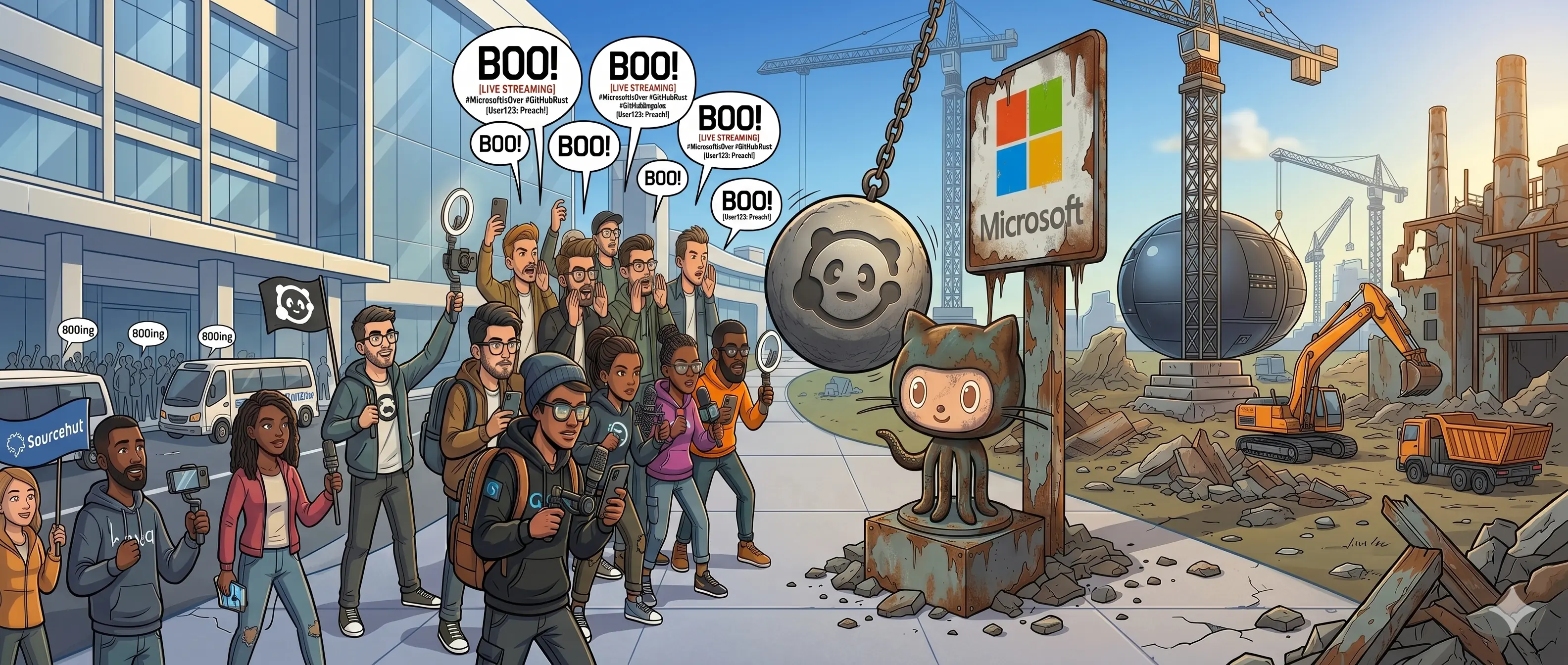 And Now Everybody Together: Boooo GitHub
